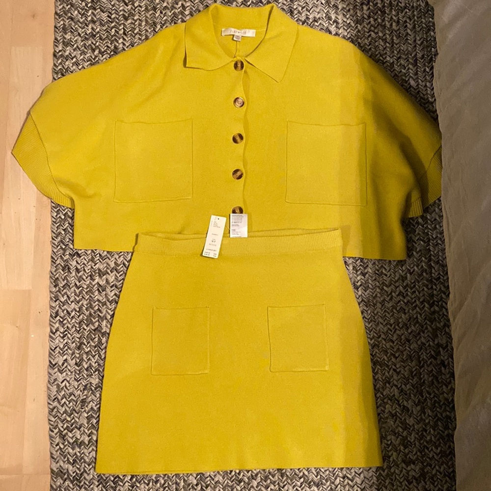COPY - NWT ANTHROPOLOGIE skirt & top set// SZ M